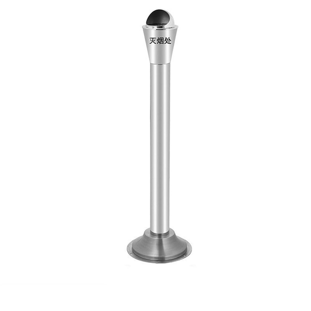 OWOHYG Ashtray Trash Can Outdoor Rainproof Ash Pillar Ash Collection Smoke Extinguishing Stainless Steel Trash Can Outdoor Ashtrays For Cigarettes.