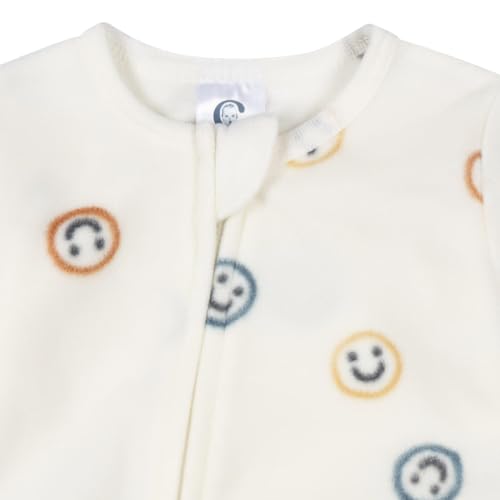 Image of Gerber Baby Boys 2-Pack Flame Resistant Fleece Footed Pajamas
