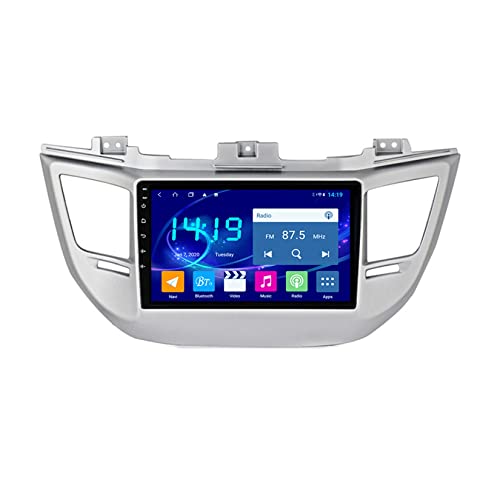 Wxstra Android 10.0 Sat Nav Autoradio Navigation GPS Pour Hyundai Tucson 2015-2018 2 Din In-Dash Radio Système Multimedia MP5 Lecteur Récepteur Vidéo Avec 4G WiFi SWC DSP Carplay (Color : A 1G 16G) Cover
