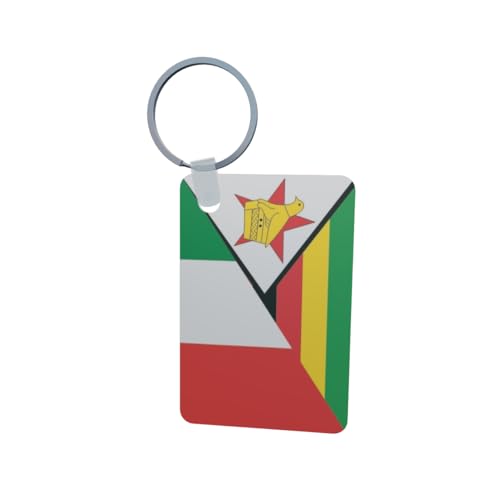 U24 Porte-clés Zimbabwe Italie aluminium 50 x 47 mm