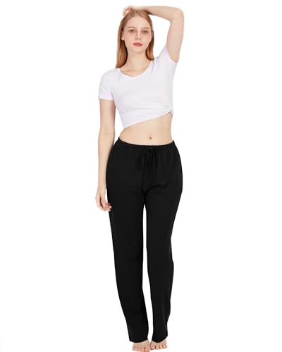 BAMBOO COOL Women Pajama Pants Casual Pj Pants with Pockets Comfy Lounge Sleep Bottoms Workout Yoga Sweatpants2