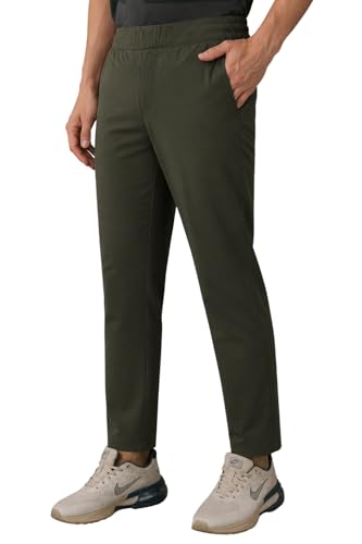 Image of SaintX Men's 4-Way Stretchable Athleisure Pants | Sweat Wicking Fabric | Slim Fit | Active - Sports Wear | Travel, Lounge & Casual Wear | Stylish Back Zipper Pocket | Available in Plus Size (ST06)