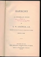 Harmony: a Course of Study B000ON9NZG Book Cover