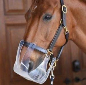 KM Elite ThinLine Flexible Filly Grazing Muzzle - Soft Light & Durable Protect from Overeating (Large)