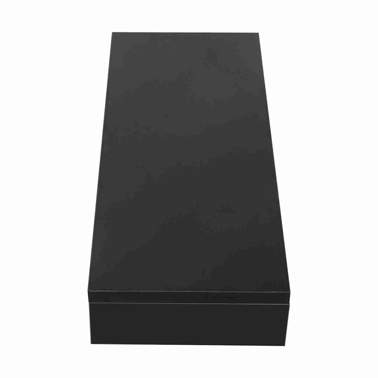 Drewniany stojak na monitor do monitorów LED LCD, podstawka do biurka podnosząca wysokość ekranu i zmniejszająca obciążenie szyi, organizer pod biurkiem do komputera i laptopa, 50 (Czarny)