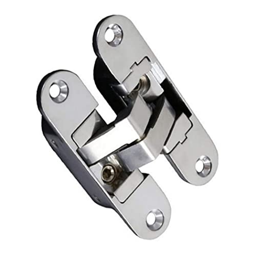 Osynligt dörrgångjärn Korsfällbart gångjärn Zinklegering Dold gångjärn vänster öppet 9,5x2,3cm Möbelbeslag