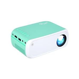 Mini Projector Home Theater Portable Upgrade 1080P Supported, Phone Can Connect to Movie Wirelessly, Compatible with…