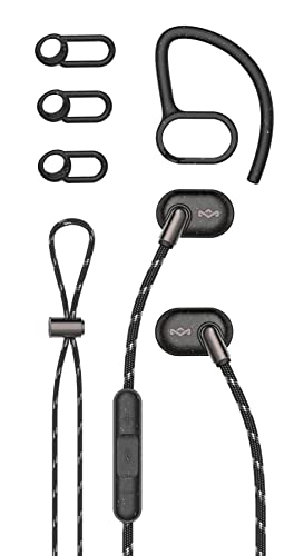 House Of Marley Uprise: Wireless Earphones With Microphone, Bluetooth Connectivity, 8 Hours Of Playtime, And Sustainable Materials (Black) #TOP2