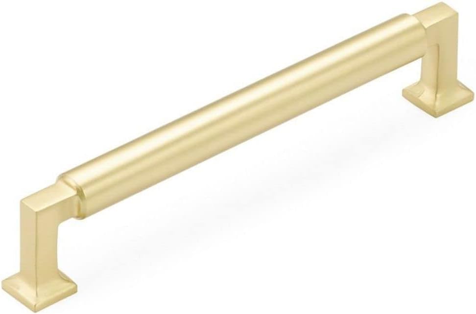 Schaub & Company 476-SB Haniburton Collection 6 in. (152mm) Pull, Satin Brass