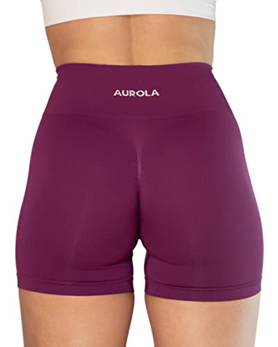 Image of AUROLA Dream Collection Women Workout Shorts High Waist Gym Shorts, Scrunch Butt Seamless Athletic Shorts