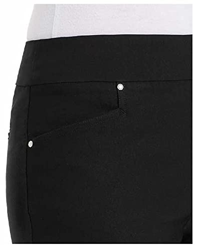 Hilary Radley Ladies' Pull On Ankle Pants (Black, XX-Large)3