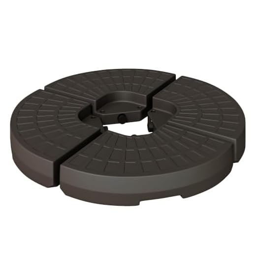 Outsunny Cantilever Umbrella Base with Handles