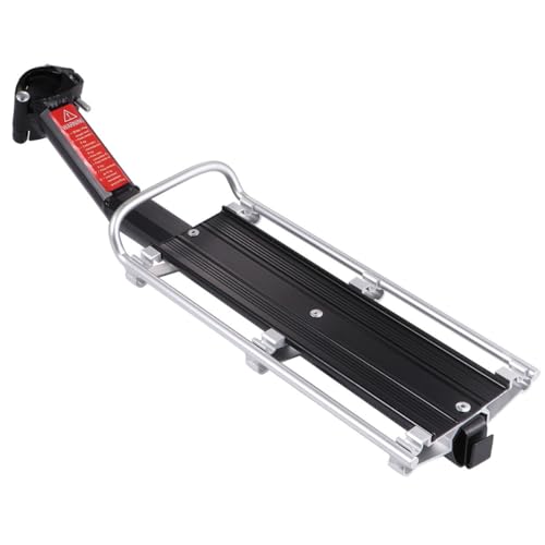 FRCOLOR Portaequipajes Trasero Diseño Compacto de Aleación de Aluminio y Función de Transporte Fácil para Bicicleta de Montaña y Carretera