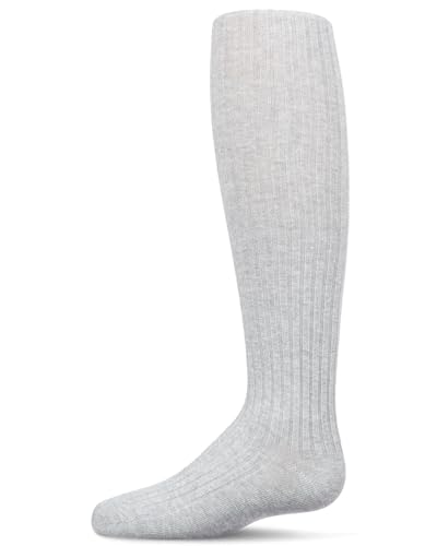 Image of MeMoi Girls Ribbed Cotton Blend Sweater Tights