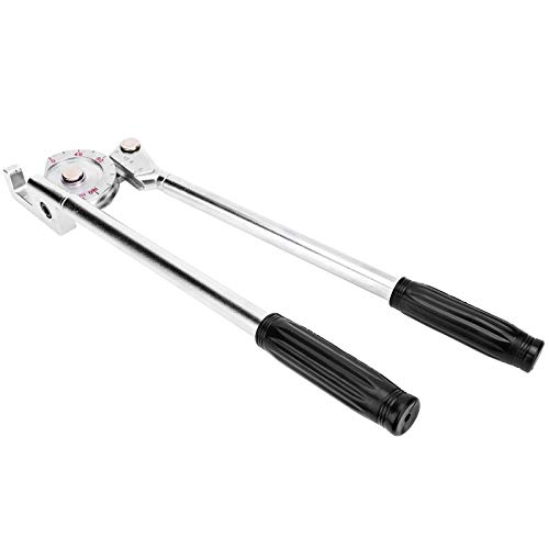 fuLNes Metal Tube Bender, 180 Degree Rebar Bender, Manual Pipe Bending Tool for Up to 9/16 Inch Copper Aluminum Steel Bar,Pipe Bender