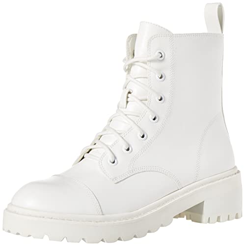 The Drop Women's Sparta Chunky Sole Lace-Up Combat Boot