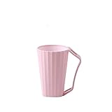HQX 301-400ml Tazza per spazzolino da Denti con Manico Tazza per Lavaggio Domestico Coppia Tazza di plastica Tazza per spazzolino da Denti Carino per Bambini Materiale per Tazza per colluttorio Pp