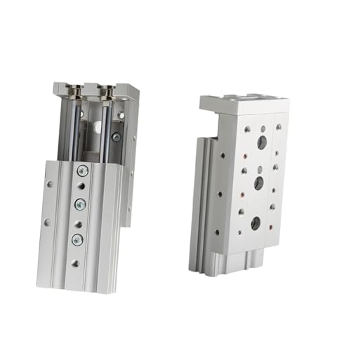 Vérin pneumatique MX20L-50C linéaire compact avec table de guidage intégrée - 2