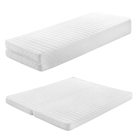 LESJA Materasso apribile, adatto per reti a doghe, letto a molle 80 x 200, 160 x 200 cm, letto a molle – Il perfetto materasso ortopedico – materasso per ospiti – contro il mal di schiena – materasso