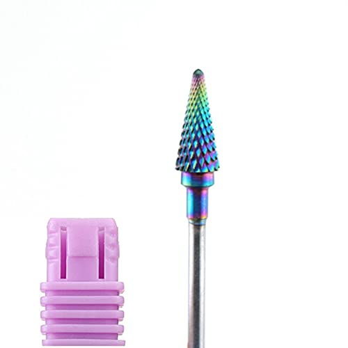 Huouh tungstène céramique Foret à Ongles Fraise Fraise manucure Machine mèches électriques Fraise Outils à Ongles Cover