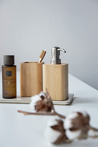 Distributeur de savon en bambou pour en finir avec les bouteilles en plastique