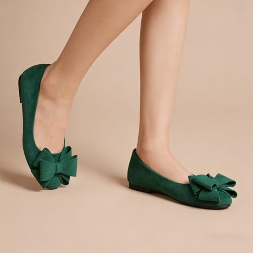 Image of Dear Time Women's Ballet Flats Dress Ballet Shoes Slip on for Office Work Comfortable Shoes