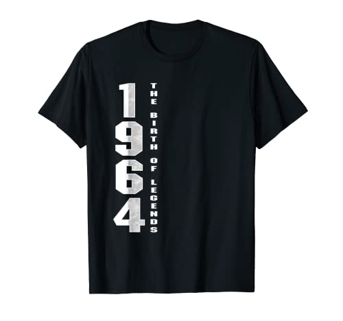 Born In 1964 The Birth Of Legends Regalo de cumpleaños Camiseta