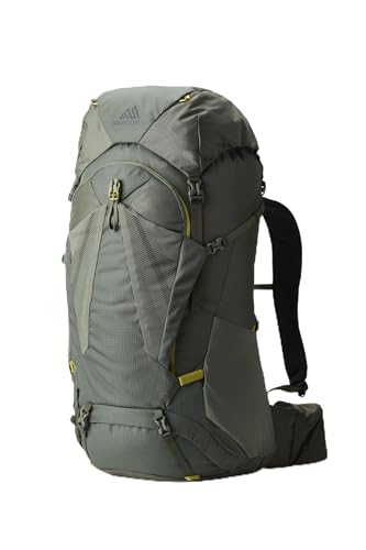 Gregory Zulu 65L Plus Size Unisex Hiking/Backpacking Pack, Freefloat Hipbelt, Internal Hydration Sleeve For Water Bladder, (Reservoir Not Included), Medium/Large Plus Size, Forage Green