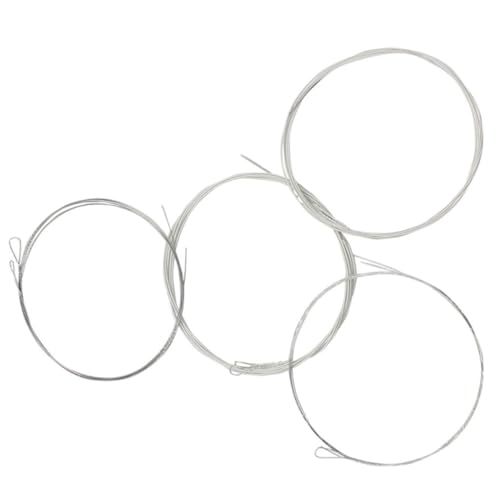 Milisten 8-String Mandolin Steel Strings Set Bronze Wound Replacement Strings for Mandolin Instruments Sturdy Universal Steel Accessories