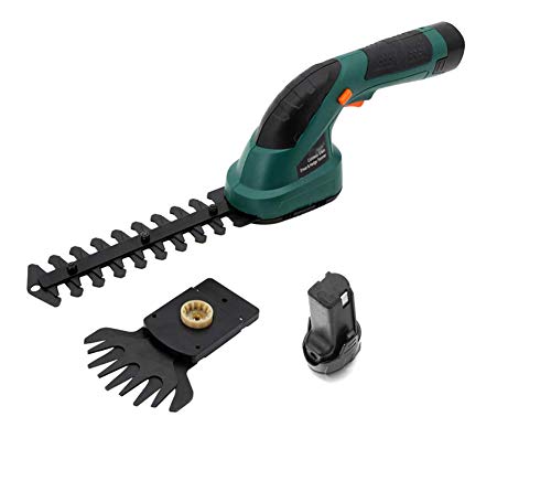 WUAZ Electric Gardening Pruning Shear,Garden Gear Hedge Trimming Cordless Shears Lightweight Handheld 3.6V with 80mm Cutting Blade