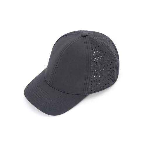 Image of Men Quick Dry Water Resistant Mesh Snapback Baseball Cap Adjustable Hat 22 inch-23.6 inch(56-60cm) for Golf Running Workout