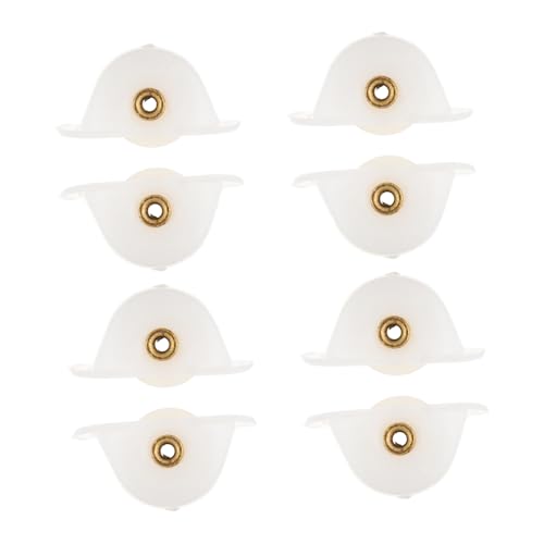 FUNOMOCYA Plastic Pulley Guide Roller 8pcs Sliding Door Furniture Refrigerator Wheel Easy Movement Floor Protection
