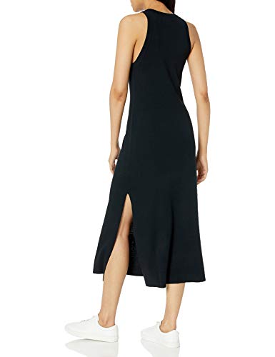 The Drop Women's Gabriela Halter Neck A-Line Side Slit Maxi Dress, Black, M #TOP5