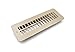 Thetford|B&B Molders RV Replacement Parts and Accessories RV Camper 2 in x 10 in Floor Register Vent Without Damper Tan Brown PN 94258