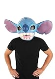 Fun Costumes Adult Stitch Deluxe Mask - Full Head Molded Latex Mask with Foam Padding, Officially Licensed