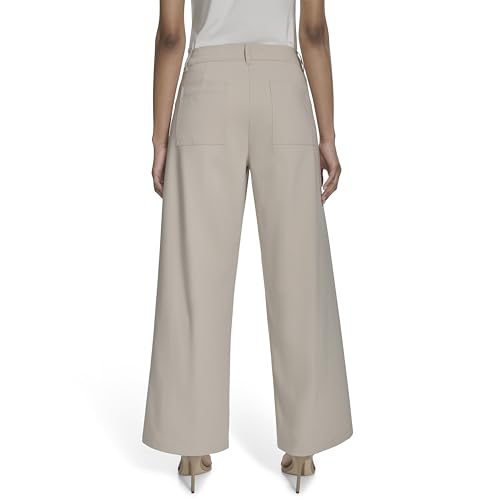 H HALSTON Women's Straight Leg Compression Cotton Office Workwear Pant4