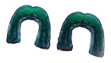 Shield Sports 2 Pack Extreme Triple Density Adult Mouth Guard, Green Tint