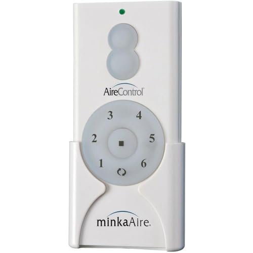 DC HAND HELD REMOTE TRANSMITTER by Minka-Aire RC1000 in White Finish