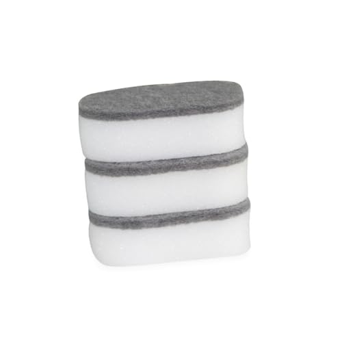 NOLITOY 12 Piezas Esponjas para Lavar Platos Doble Cara Esponja de Cocina para Limpieza Hogar Baño sin Rayar Fuerte Desincrustante Absorbente Espuma Rica