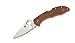 Spyderco Taschenmesser Delica Flat Ground Men's, Marrone (Braun), Taglia Unica