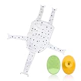 ARYIMYDP 1 Pcs Babybadenetzt Verstellbares Badewannenkissen mit Rutschfestem Badesitznetz, Zwei Shampoobürsten sind im Lieferumfang enthalten, Badekissen und Badematte für Neugeborene (6-24 Monate)