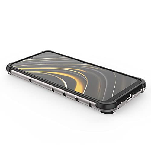 Image of Glasgow Back Case Cover Designed for Poco M3 - Black