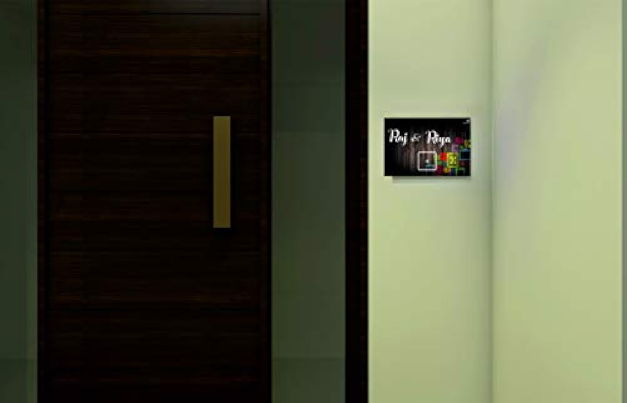Customized Designer Left Namebell for Home/Office/Hotel