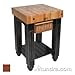 John Boos & Co. CU-GB25-CR 25" Cherry Stain Gathering Block