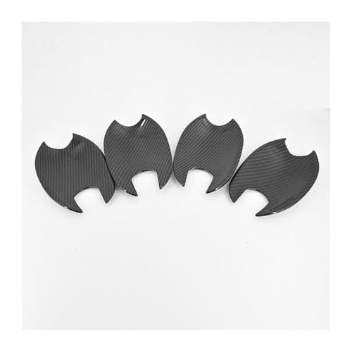 車外ドアハンドルカバー 用 マツダ CX-5 CX5 CX 5 2012-2020 スタイリングアクセサリー カーボンファイバー クローム カードアハンドルカバー 装飾トリム(Style4)