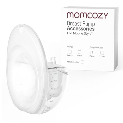 Momcozy M6 Breast Pump Full Set Collector Cup. M6 Breast Pump Replacement Accessories DoubleFit Flange 24mm option
