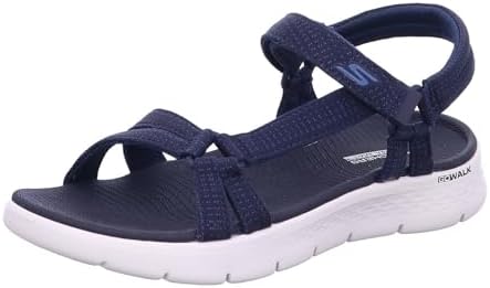 Skechers Performance Women's GO WALK FLEX SANDAL - SUBLIME,Navy, 6