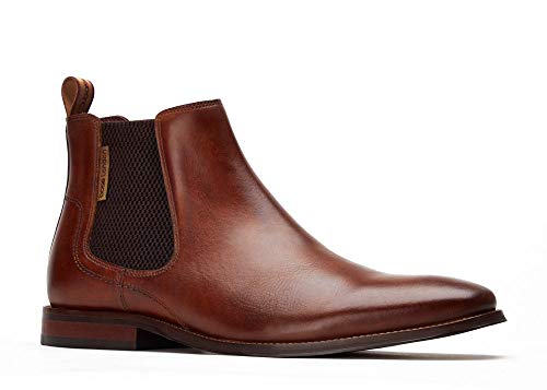 Mens Sikes Leather Chelsea Boots (12) (Tan)2