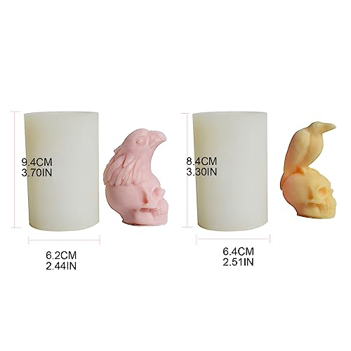 Stampo in silicone a tema Halloween 3D teschio di