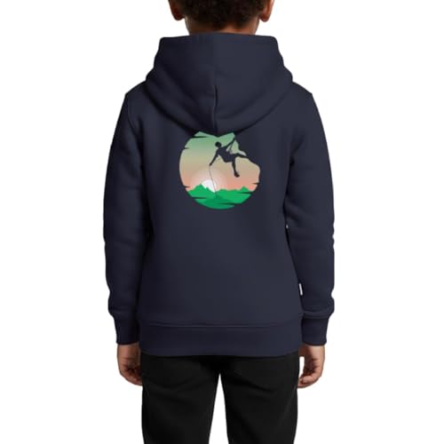 Sweat à capuche enfant Escalade Grimpeur Alpinisme Premium confortable